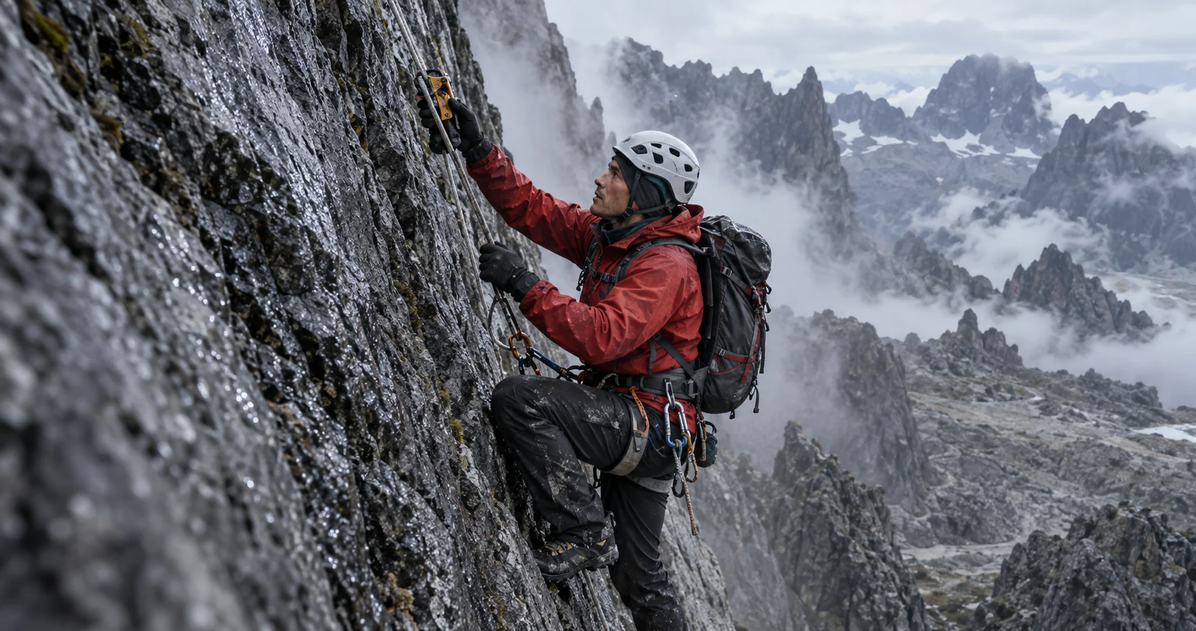 Technical ascent of the Carstensz North Face